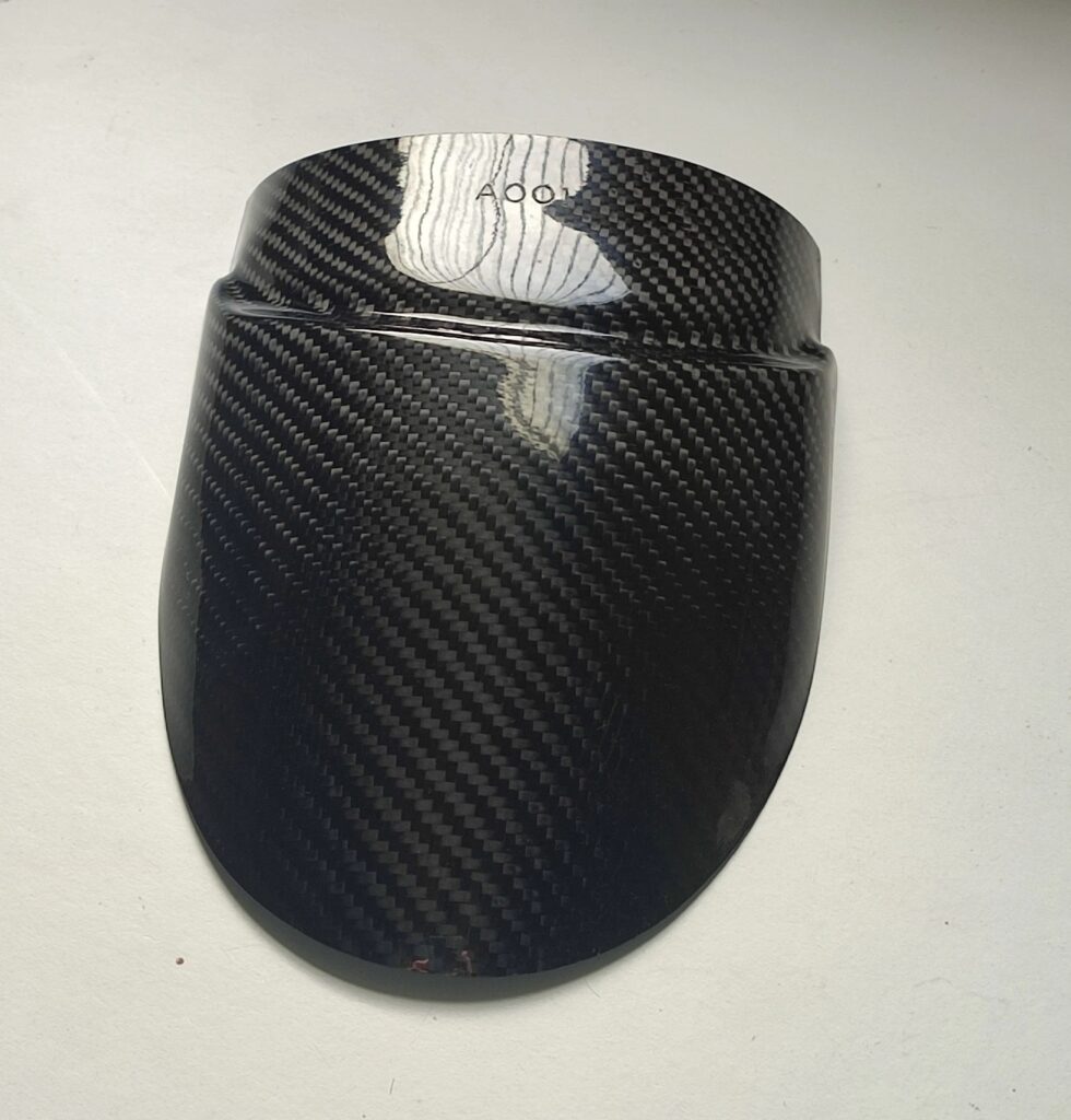 Carbon Fibre Aprilia RSV 1000 Tuono 02-05 Mille Fender Extender Carbon Mudguard