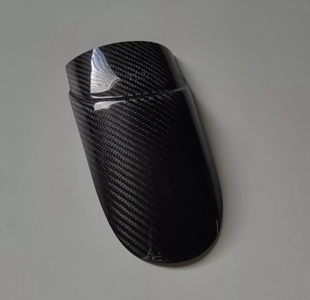 Carbon Fibre Triumph 1200 Scrambler XC and XE 19 Fender Extender Front Mudguard
