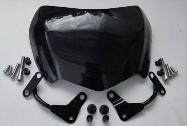 Black Yamaha FZ1 N Screen 06-17 & Fitting kit – Bluebird Engineering